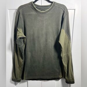 KÜHL Men’s Olive Long Sleeve Crewneck Shirt Size Large